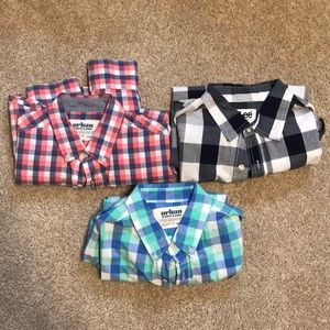 Two Urban Pipeline and One Lee Dress Shirt